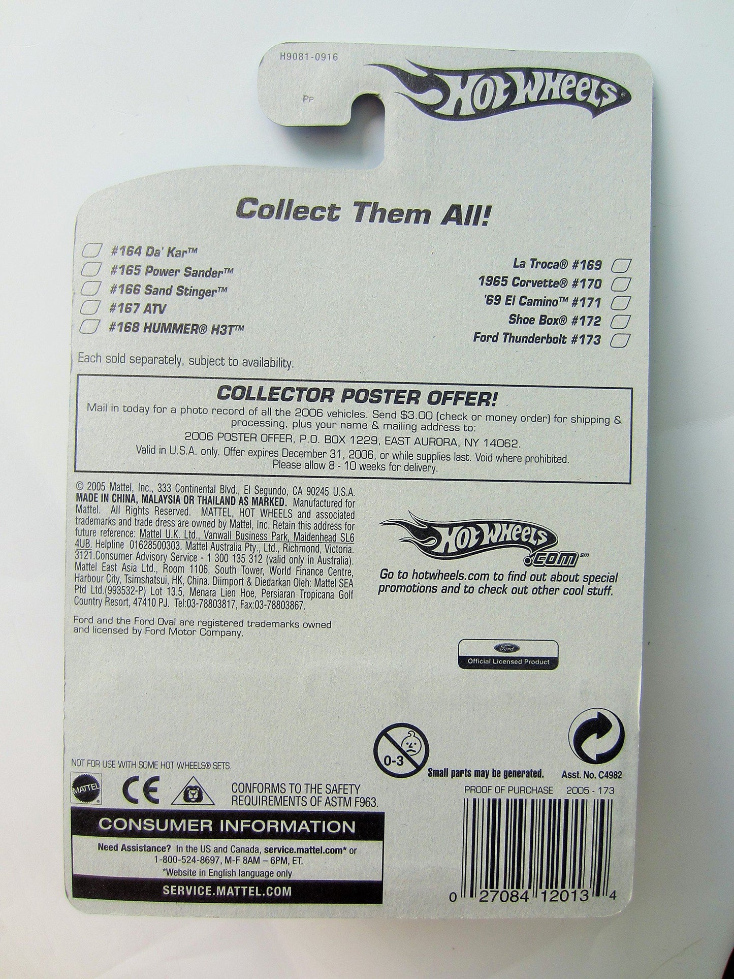 Hot Wheels - styles vary (priced in single - buy 12 for a CDU)  /Toys