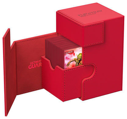 Ultimate Guard Flip`n`Tray 100+ XenoSkin Monocolor Red