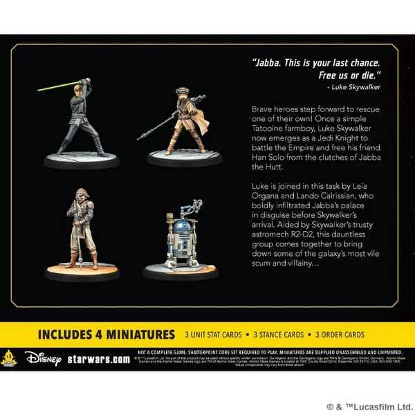 Fearless and Inventive (Jedi Luke Skywalker Squad Pack) - Star Wars: Shatterpoin