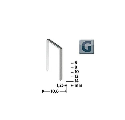 Novus - Typ Typ 11/6 G-6 mm Staples (Pack of 1200) /Stationery