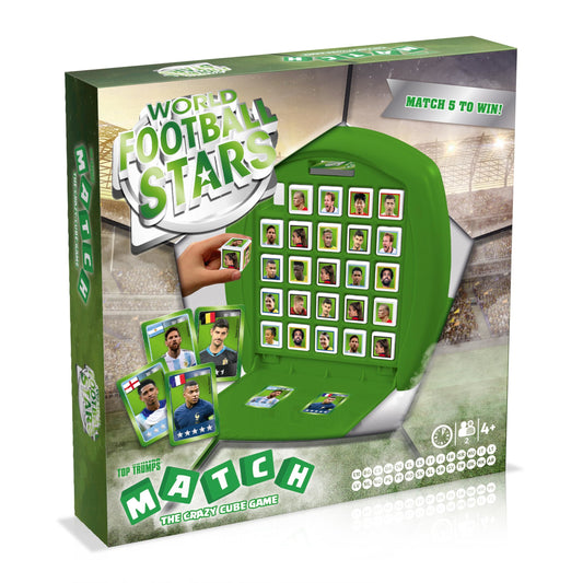 Top Trumps Match :World Football Stars Green 2024 /Boardgames