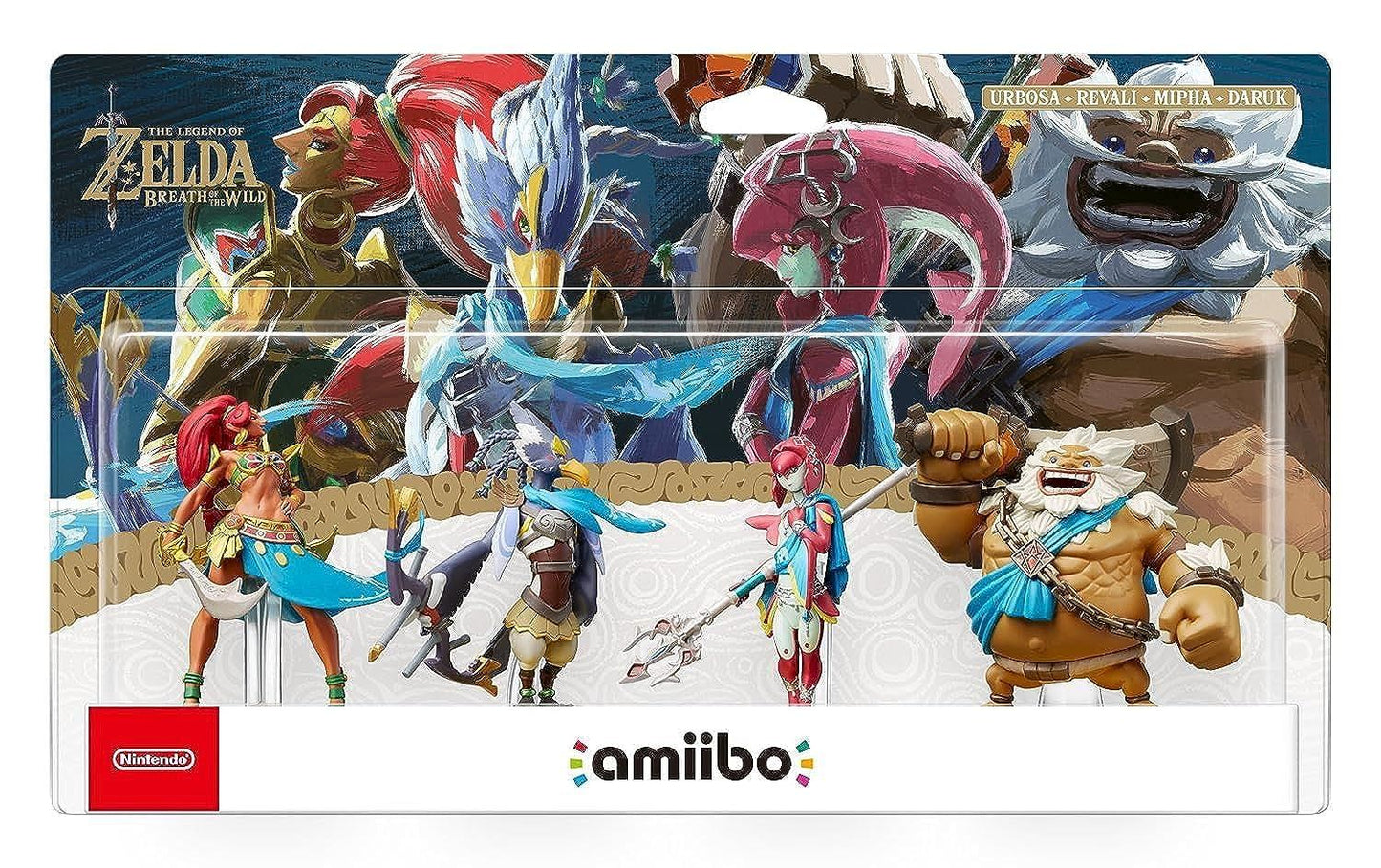 Nintendo Amiibo Character 4 Pack Urbosa, Revali, Mipha & Daruk (Champions Pack)
