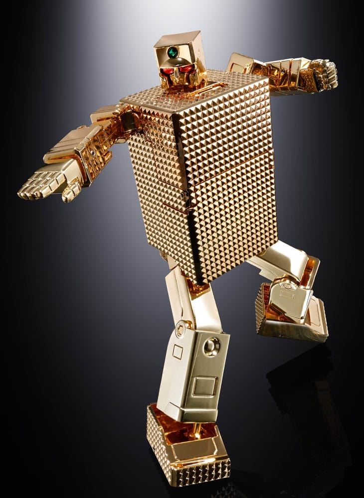 Golden Warrior Gold Lightan Soul of Chogokin Diecast Action Figure GX-32SP Gold