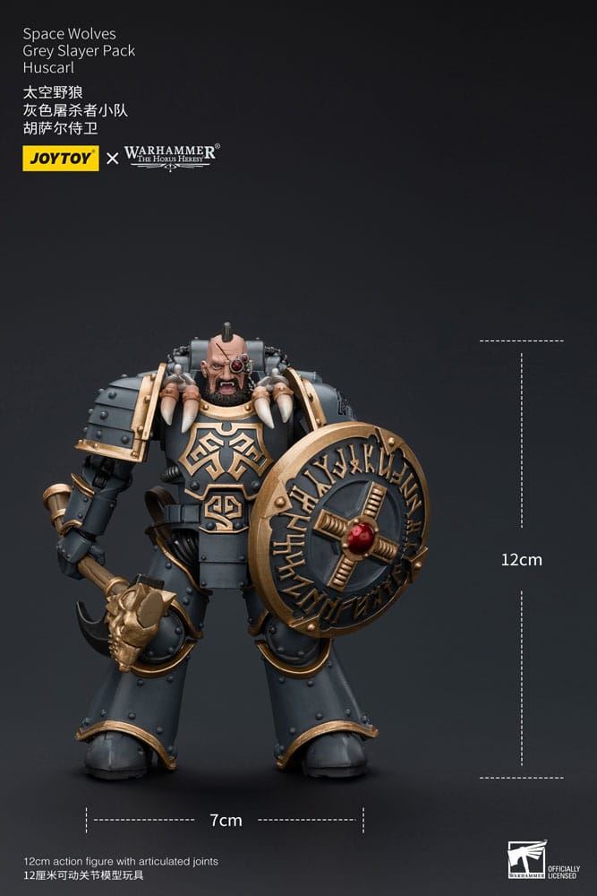 Warhammer The Horus Heresy Action Figure 1/18 Space Wolves Grey Slayer Pack Husc