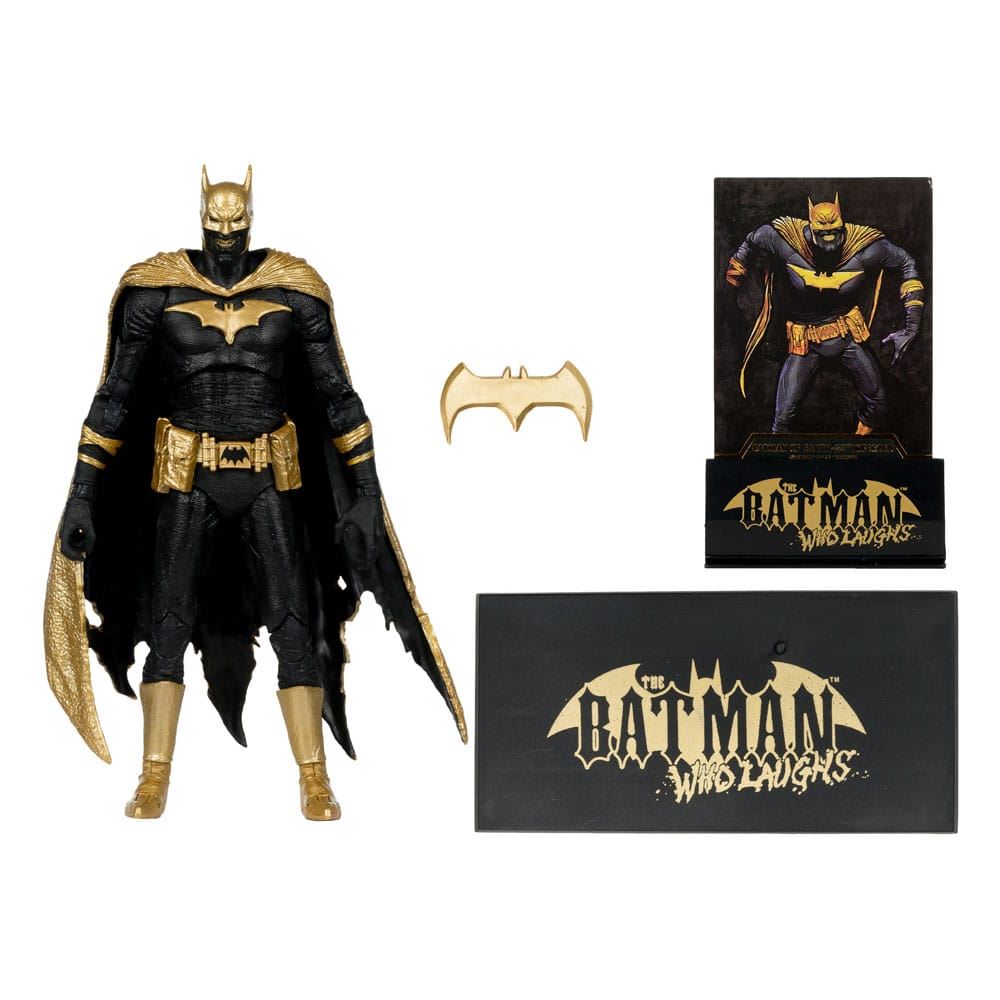 DC Multiverse Batman of Earth-22 Infected Dark Metal Knightmare Gold Label 18cm