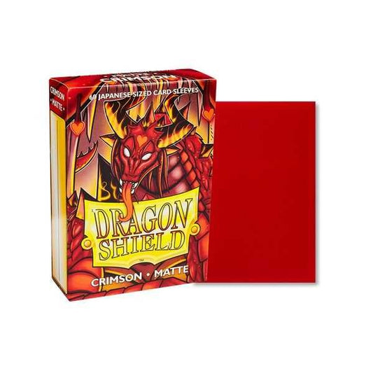 UNIT Dragon Shield Matte Japanese size - Crimson (60 ct. In box)