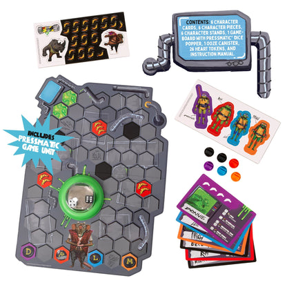 Ideal - TMNT Sewer Battle Pressmatic Game /Boardgames