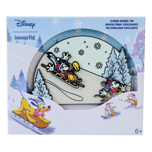 Disney by Loungefly Enamel 3" Pins Mickey and friends Winter Wonderland 3" Limit