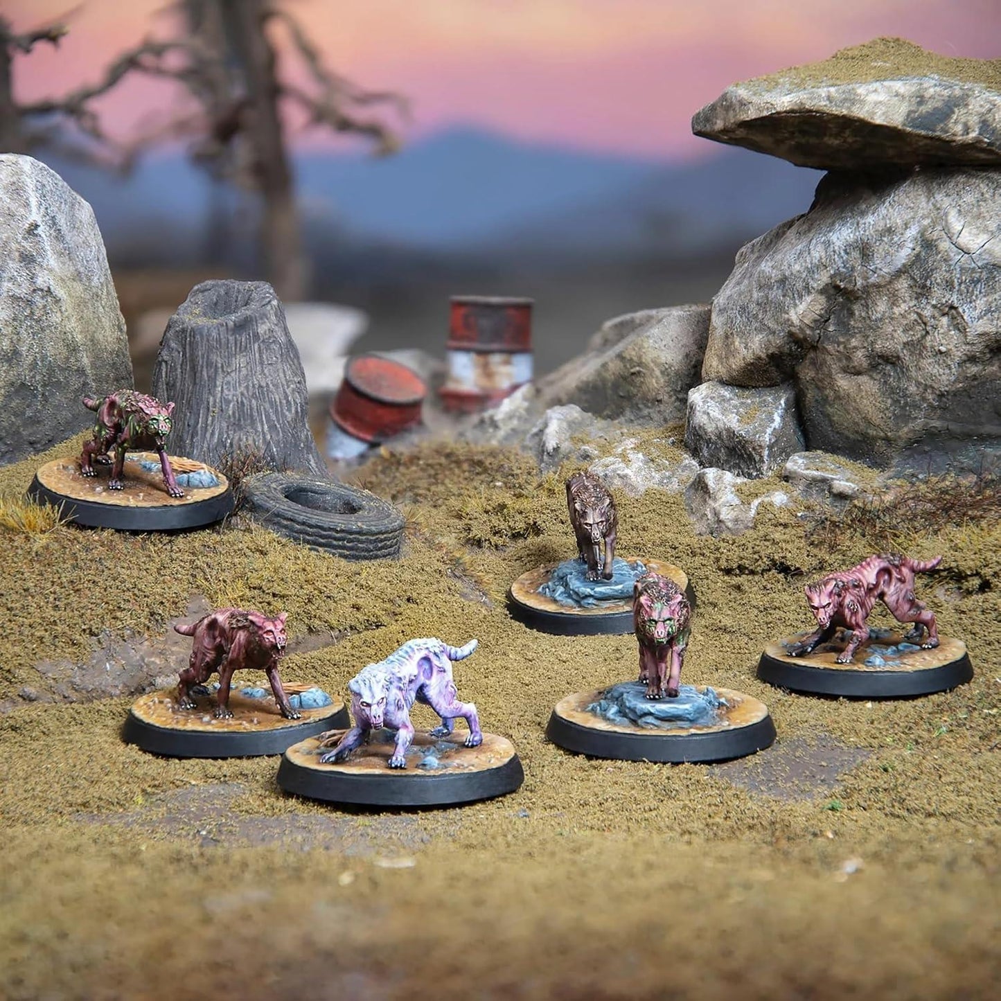 Fallout Wasteland Warfare: Creatures: Mongrel Scavenging Pack Expansion 052228