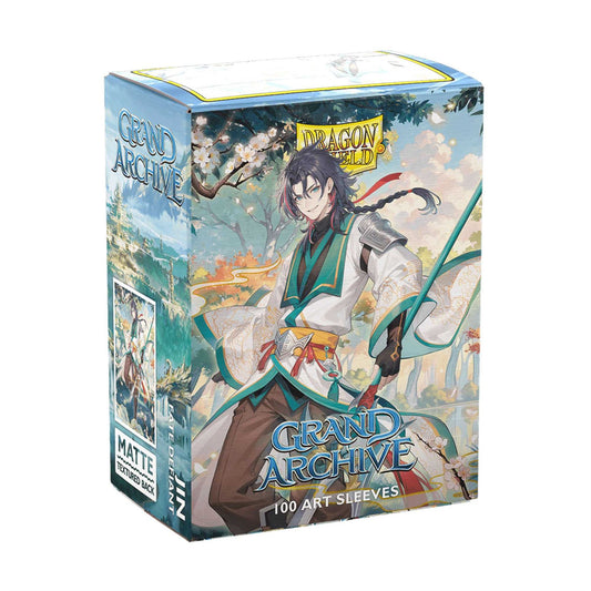 UNIT Matte Art Standard Sleeves: Grand Archive - Jin, Fate Defiant (100 ct.)