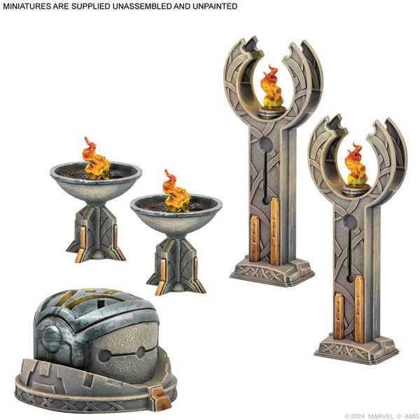 Battle For Asgard Terrain Pack: Marvel Crisis Protocol