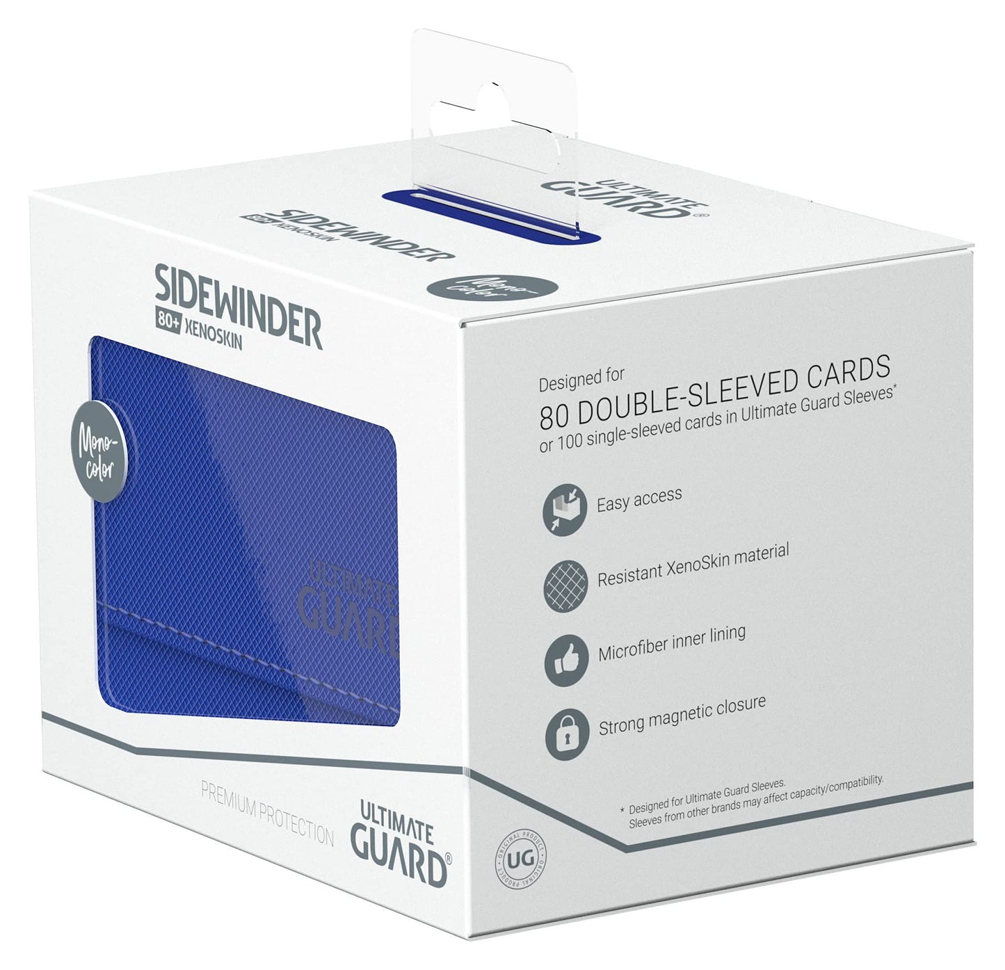 Ultimate Guard Sidewinder 80+ XenoSkin Monocolor Blue