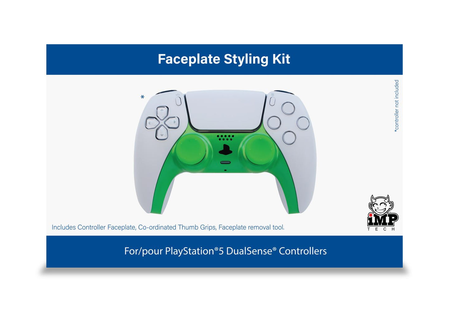 Green Faceplate Shell Playstation 5