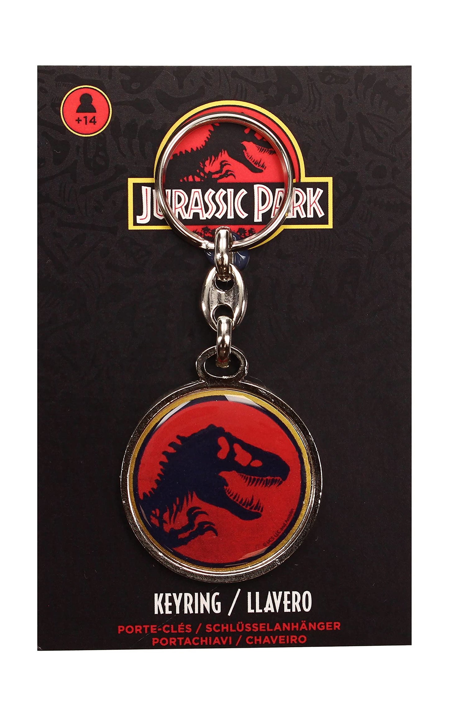 Jurassic Park Metal Keychain Logo 7 cm