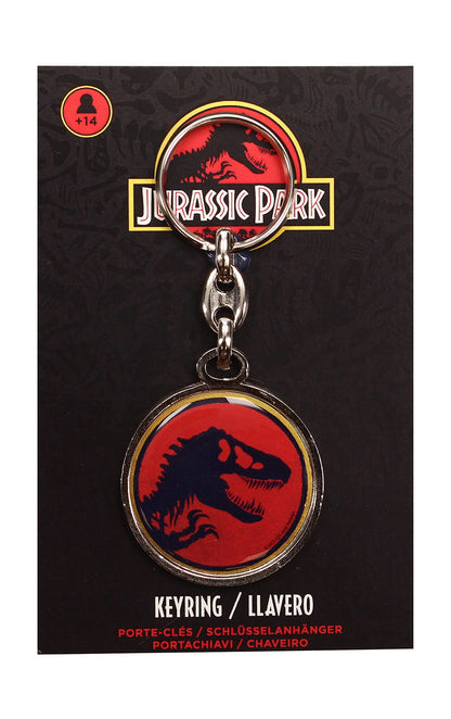 Jurassic Park Metal Keychain Logo 7 cm