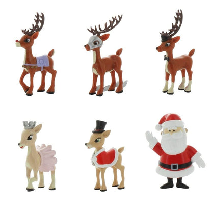 TEAM Rudolph Reindeer Stocking Foilbag 18 piece CDU (series 1.5) / Toys