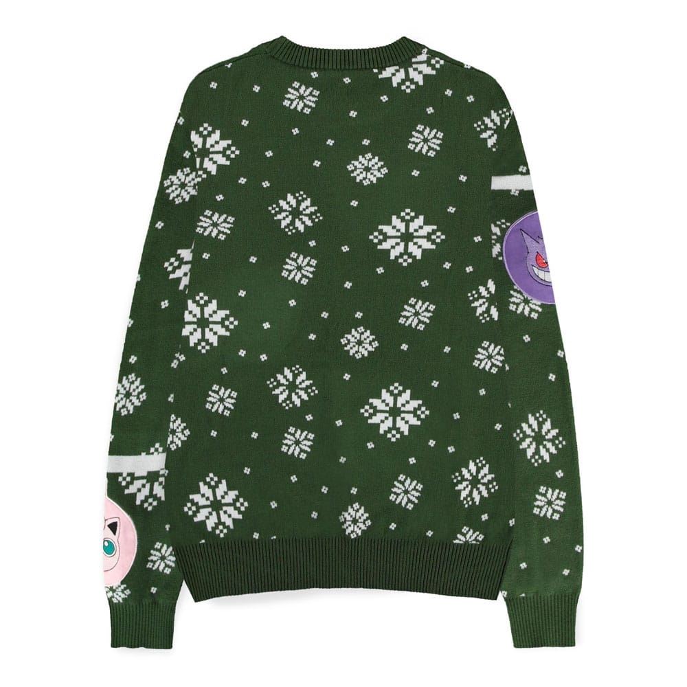 Pok?mon Sweatshirt Christmas Jumper Xmas Balls Size L