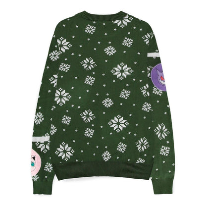Pok?mon Sweatshirt Christmas Jumper Xmas Balls Size L
