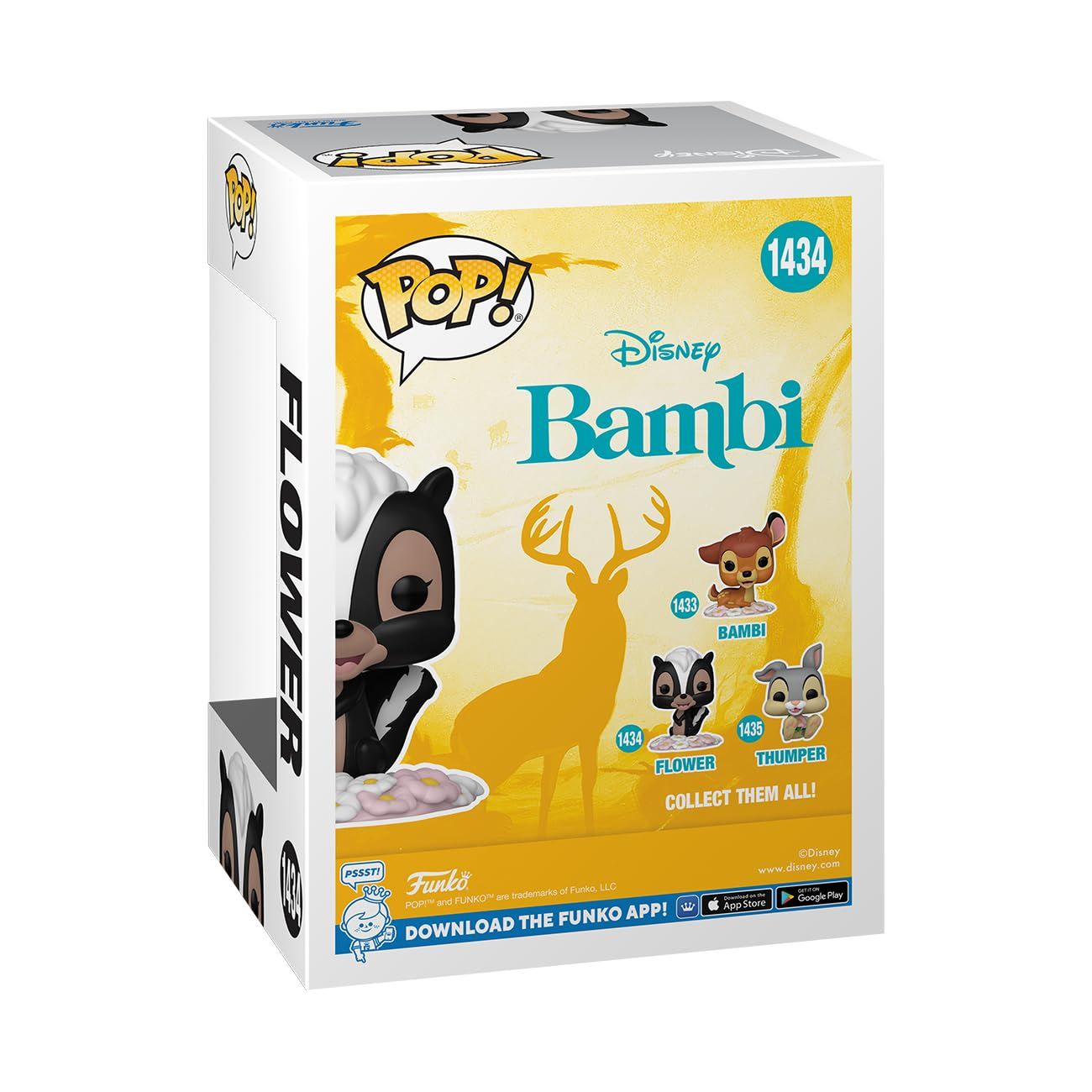 Bambi 80th Anniversary POP! Disney Vinyl Figure Flower 9 cm