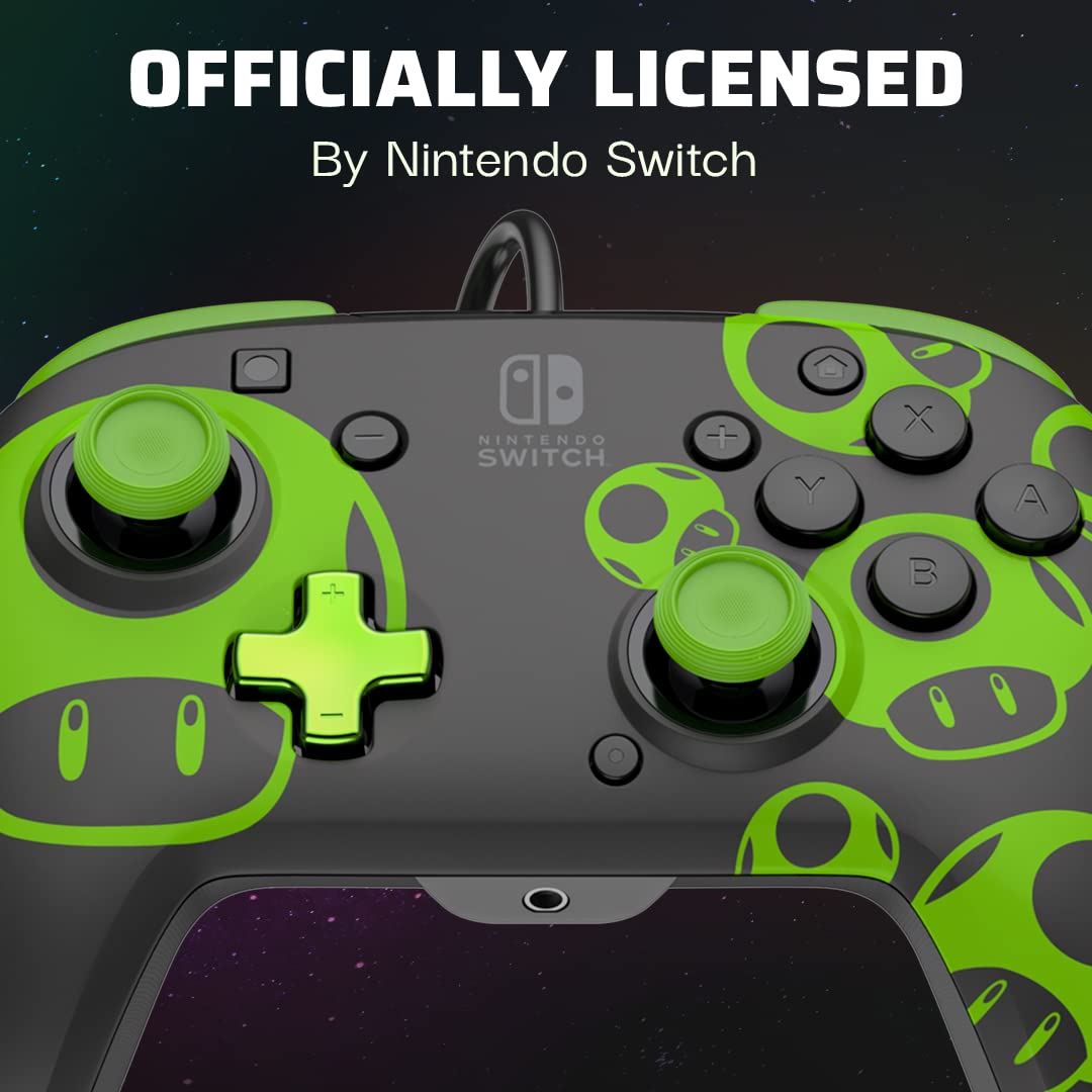 Wired Controller Rem Glow Mari Nintendo Switch *New & Sealed*