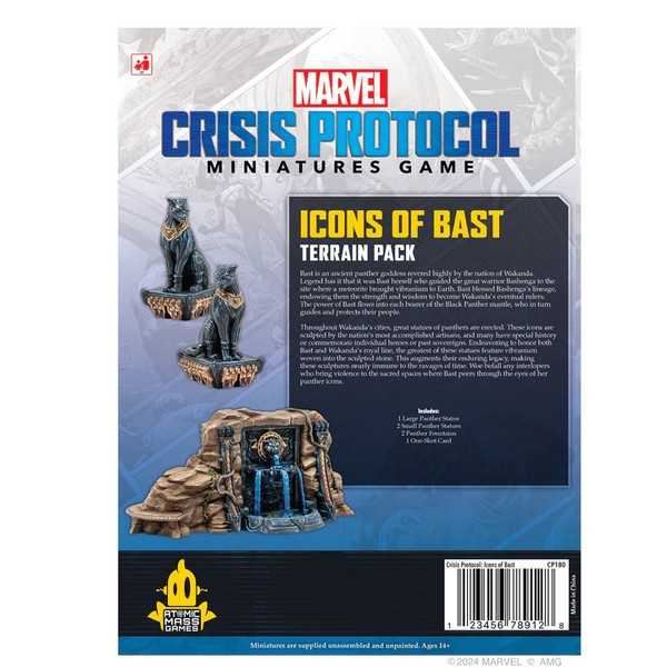 Icons Of Bast Terrain Pack: Marvel Crisis Protocol