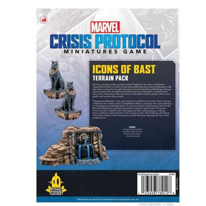 Icons Of Bast Terrain Pack: Marvel Crisis Protocol