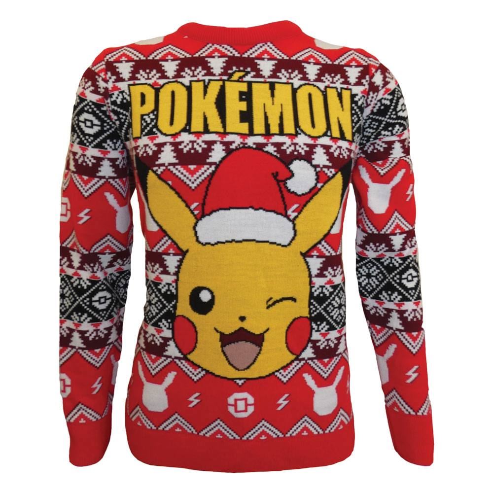Pok?mon Sweatshirt Christmas Jumper Pikachu Size S