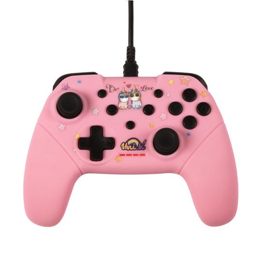 Konix Unik Switch Wired Controller (Be Love Pink) /Switch