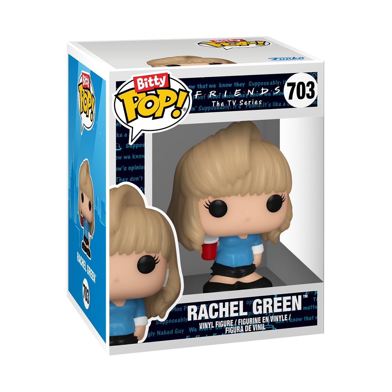 Friends Bitty POP! Vinyl Figure 4-Pack 80's Rachel 2,5 cm