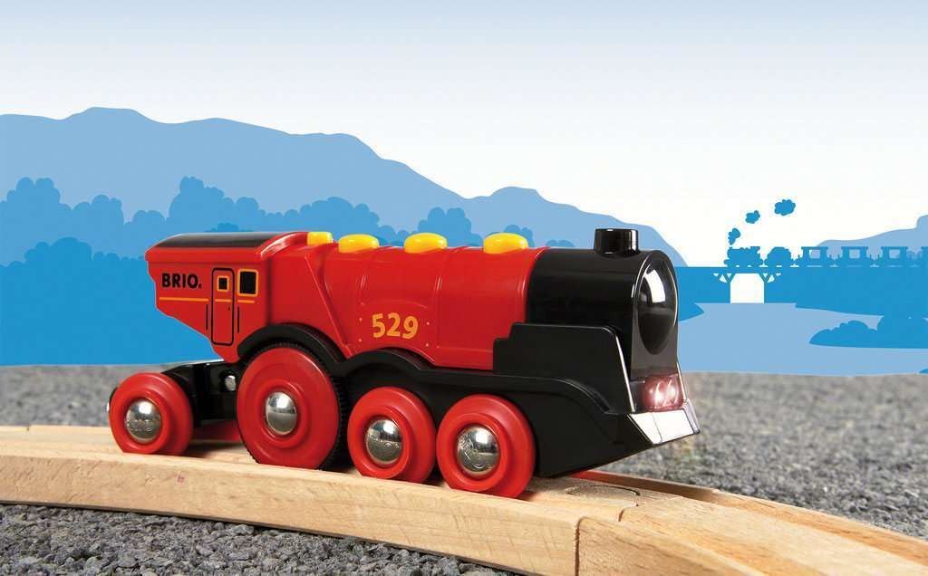 BRIO - Mighty Red Action Locomotive 33592 /Toys