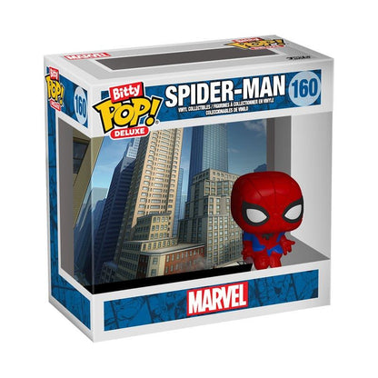 Spider-Man Bitty POP! Deluxe Vinyl Figure Spider-Man(Cityscape Display 12 2,5cm
