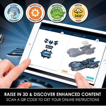 Wrebbit 3D Puzzle - DC Batmobile (255pc) /Puzzle