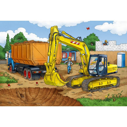 Digger Puzzle & Play (40pc) inc. SIKU model
