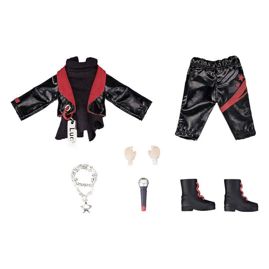 Original Character Accessories for Nendoroid Outfit Idol Outfit Boy Deep Red