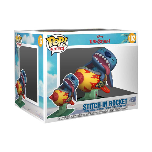 Lilo & Stitch POP! Rides Vinyl Figure Stitch in Rocket 15 cm