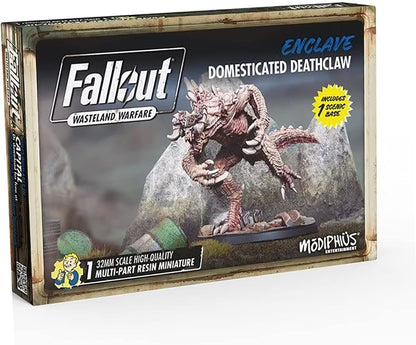 Fallout Wasteland Warfare Enclave-Domesticated Deathclaw - 1 Miniature, 32mm Un
