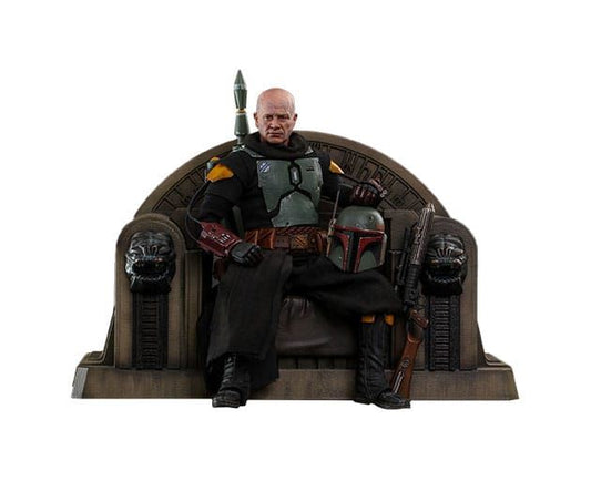 Star Wars: The Mandalorian Action Figure 1/6 Boba Fett Repaint Armor and Throne