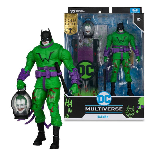 DC Multiverse Batman Batman Last Knight on Earth Jokerized Gold Label 18cm