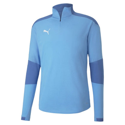 PUMA Final Training 1/4 Zip Top - Teamlight Blue (Large)