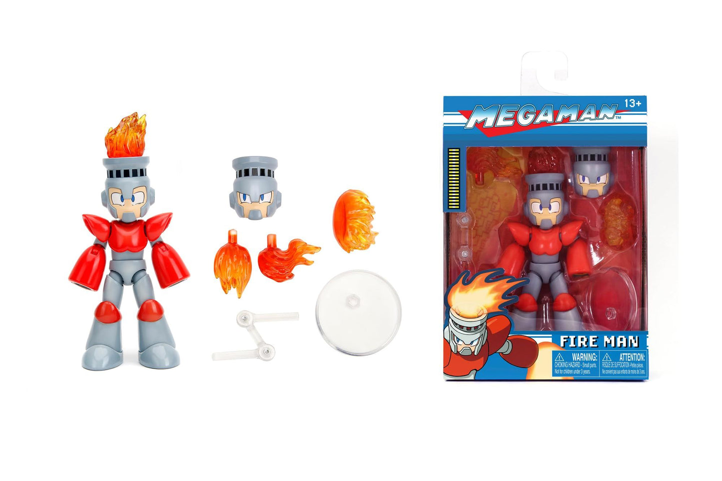 Mega Man Action Figure Fire Man 11 cm