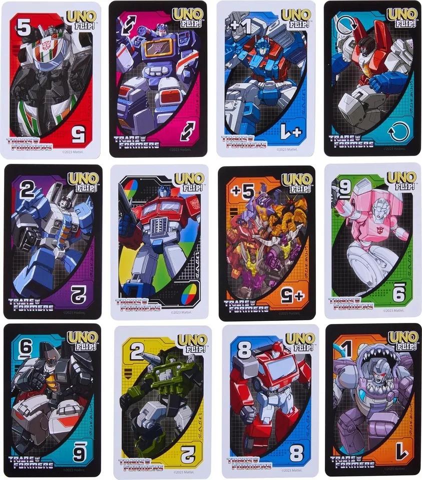 Transformers UNO Flip! Card Game
