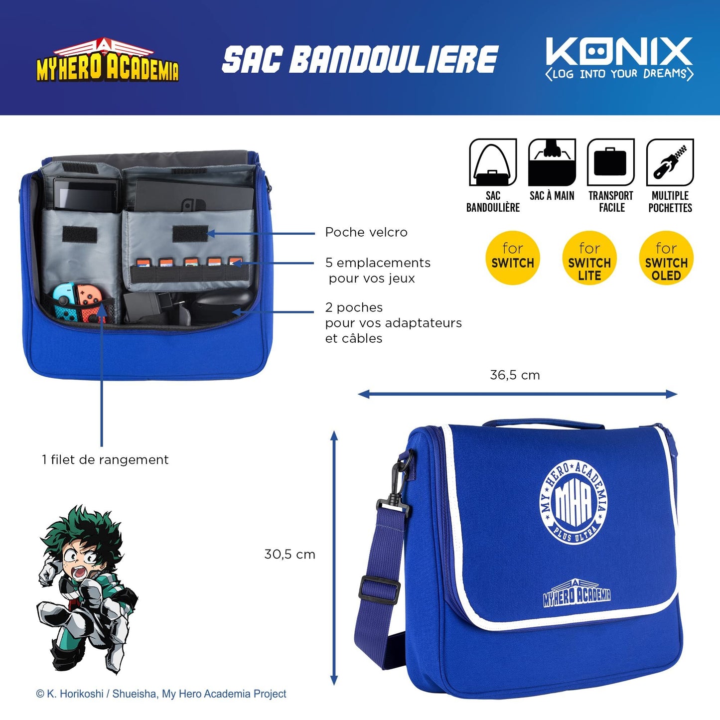 Mha Messenger Bag Nintendo Switch