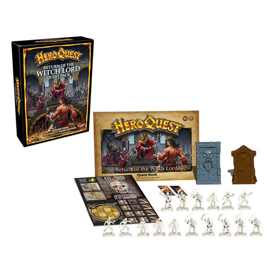 Heroquest Expansion Return Of Witch Lord Quest Pack /Boardgames