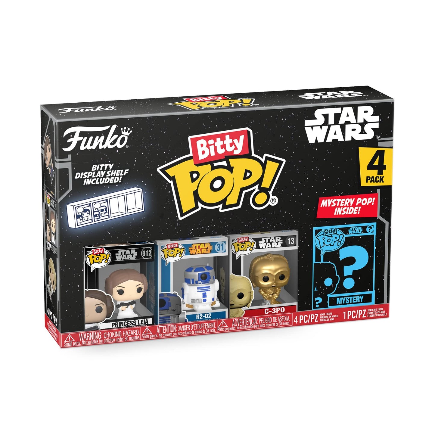 Star Wars Bitty POP! Vinyl Figure 4-Pack Leia 2,5 cm