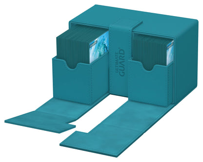 Ultimate Guard Twin Flip`n`Tray 160+ XenoSkin Monocolor Petrol