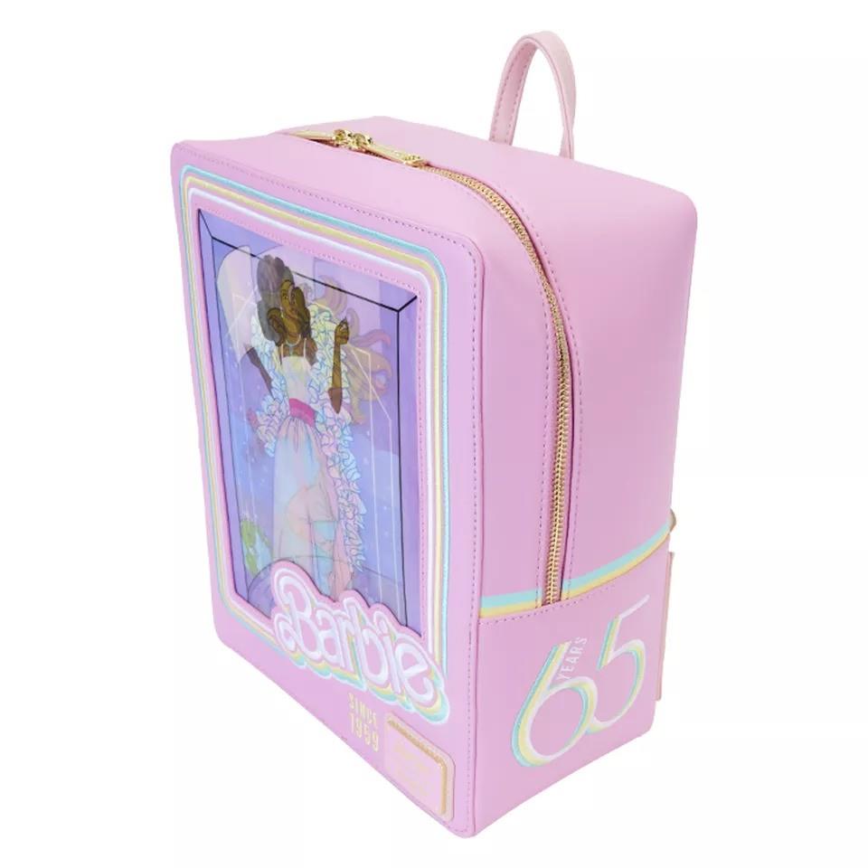 Mattel by Loungefly Backpack Mini Barbie 65th Anniversary Doll Box