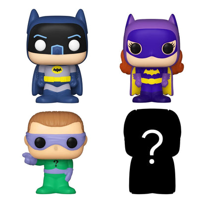 DC Bitty POP! Vinyl Figure 4-Pack Batman Adam West 2,5 cm