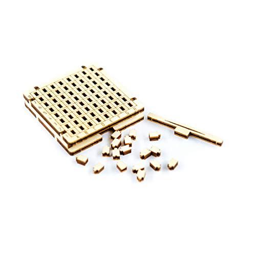 WoodenCity: Wooden Figures (Mini Checkers) /BoardGames