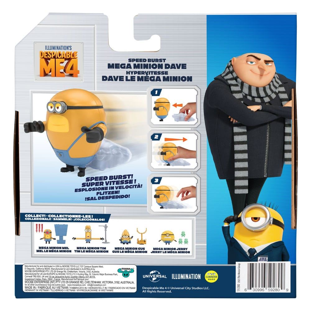 Despicable Me 4 Mega Minion Action Figure Dave