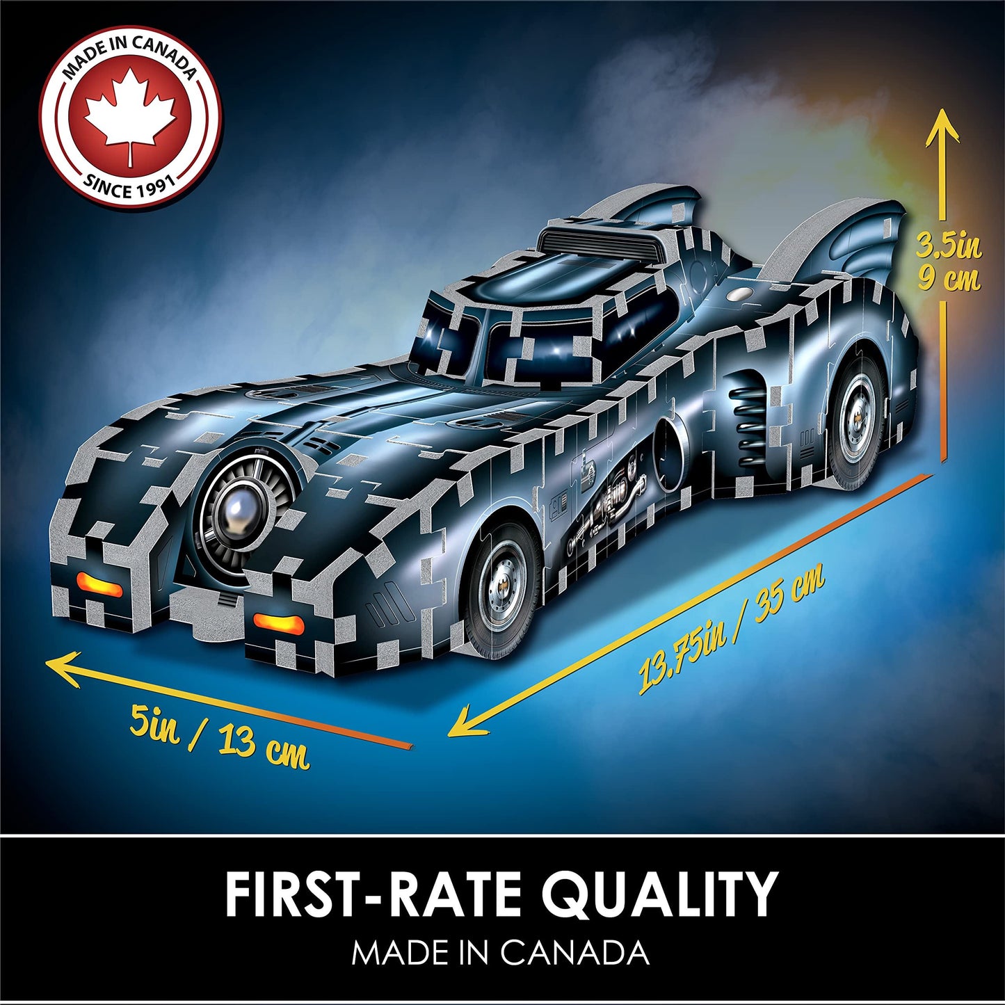 Wrebbit 3D Puzzle - DC Batmobile (255pc) /Puzzle